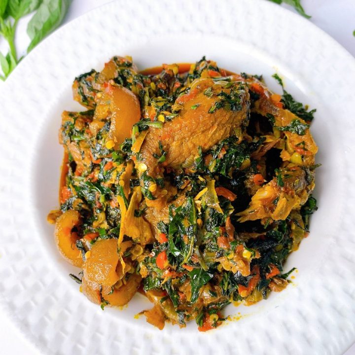 Efo Riro – Authentic Nigerian Spinach Soup (Full & Small Pan)